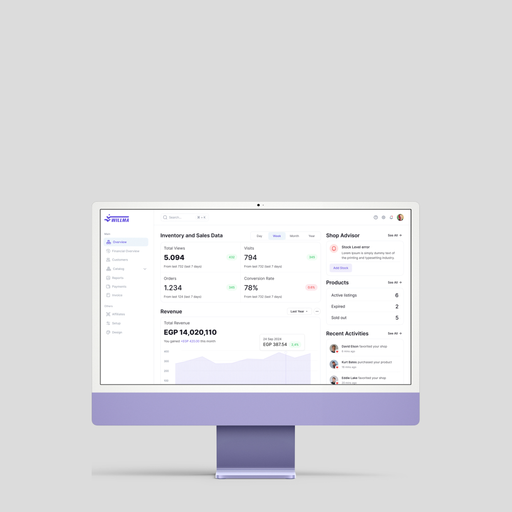 Dashboard Main View